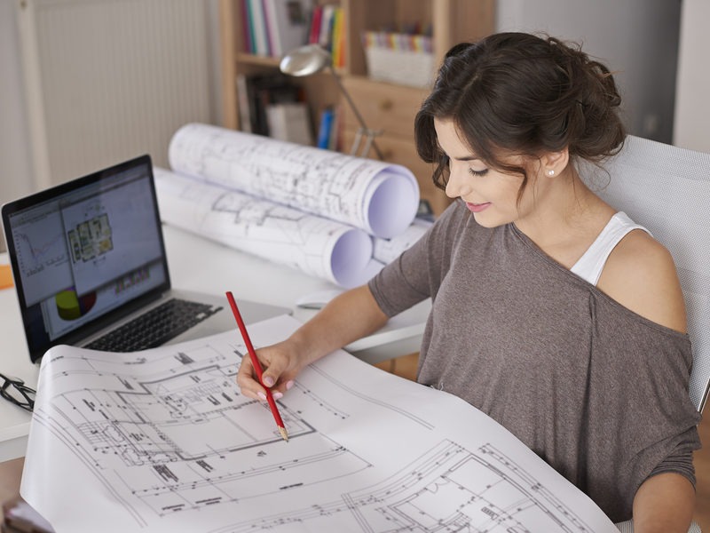 professional services of young but creative woman